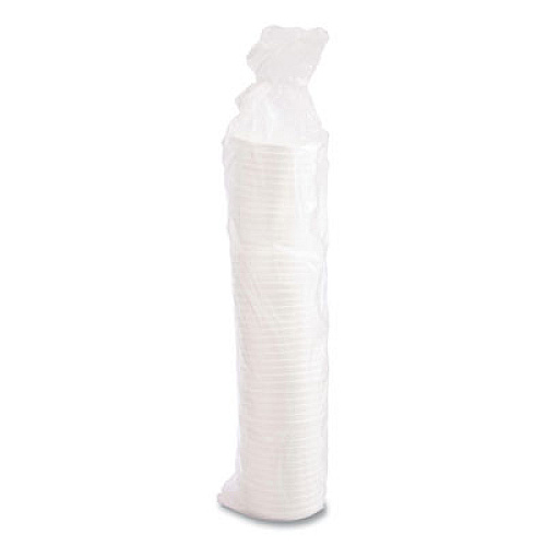 Dart Vented Foam Lids, Fits 6 oz to 32 oz Hot Cups, White, 50/Pack, 10 Packs/Carton (20RL)