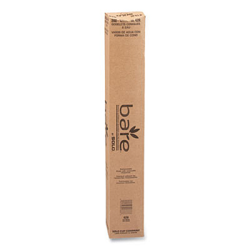 SOLO Cone Water Cups, ProPlanet Seal, 4.25 oz, Paper, White, 200/Bag, 25 Bags/Carton (42R2050)