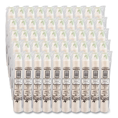 SOLO Bare Eco-Forward Treated Paper Cold Cups, ProPlanet Seal, 3 oz, Bare Design, 100/Sleeve, 50 Sleeves/Carton (44BB)