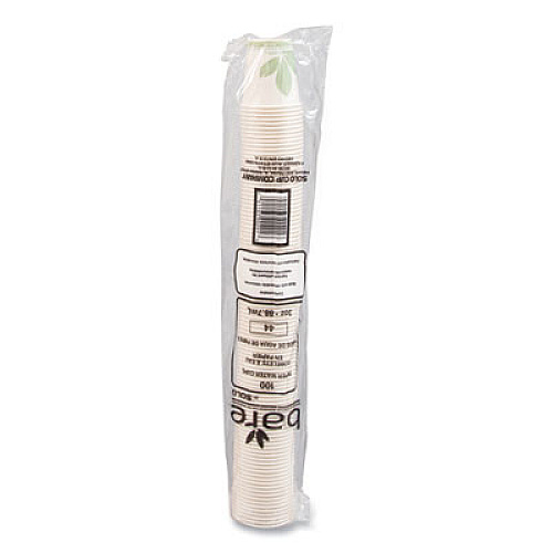 SOLO Bare Eco-Forward Treated Paper Cold Cups, ProPlanet Seal, 3 oz, Bare Design, 100/Sleeve, 50 Sleeves/Carton (44BB)