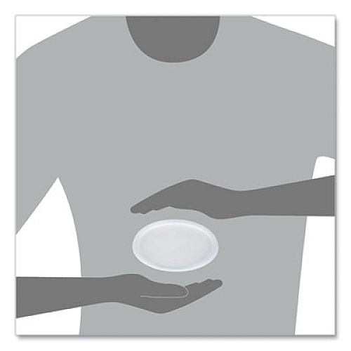 Dart Plastic Lids for Foam Containers, Flat, Vented, Fits 24 oz to 32 oz, Translucent, 100/Pack, 5 Packs/Carton (48JL)