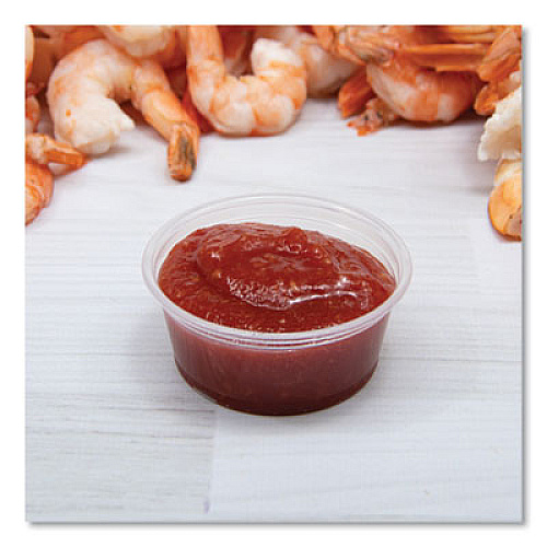 Dart Conex Complements Portion/Medicine Cups, 1.5 oz, Plastic, Translucent, 125/Bag, 20 Bags/Carton (150PC)