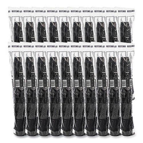 Dart Conex Complements Portion/Medicine Cups, 2 oz, Plastic, Black, 125/Bag, 20 Bags/Carton (200PCBLK)