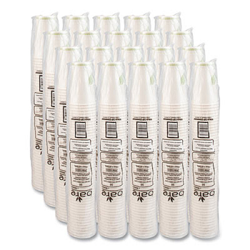 SOLO Bare Eco-Forward Paper Cold Cups, ProPlanet Seal, 16 oz, Green/White, 100/Sleeve, 10 Sleeves/Carton (RW16BBD110CT)