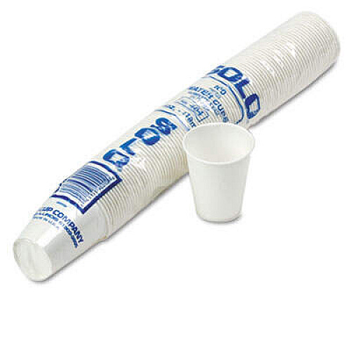 Dart 404 White Paper Water Cups