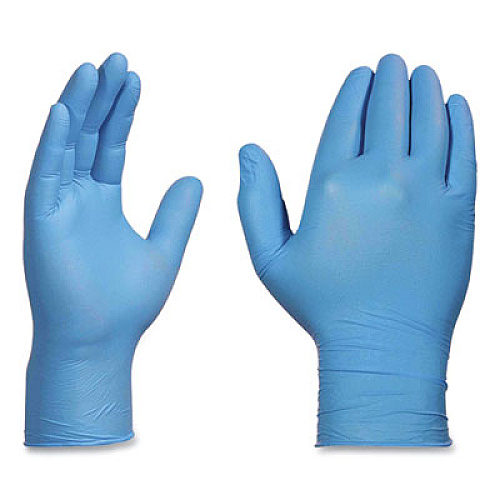 AMMEX Professional Nitrile Exam Gloves, Powder-Free, Small, 3 mil Thick, 9.5" Long, Light Blue, 100/Box, 10 Boxes/Carton (APFN42100CT)