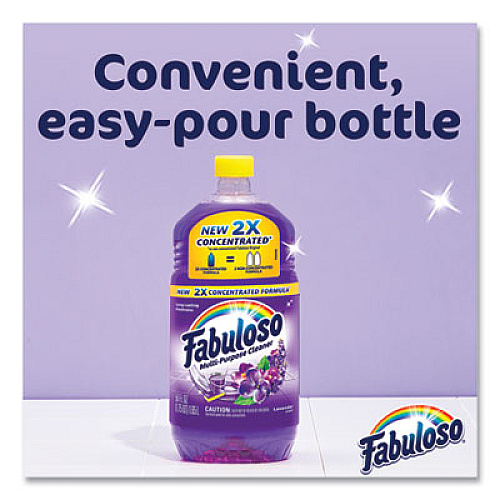 Fabuloso Multi-Use Cleaner, Lavender Scent, 56 oz. Bottle, 6/Carton (53041CT)