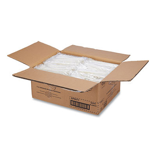 WNA EcoSense Renewable Plant Starch Cutlery, Individually Wrapped, Mediumweight Knife, Plastic, Natural, 750/Carton (EPS071)