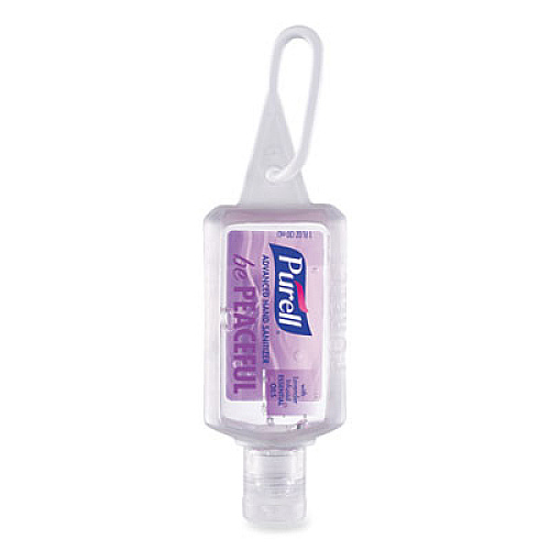 PURELL Advanced Hand Sanitizer Gel Infused with Essential Oils, 1 oz Flip Cap Bottle with Display Bowl, Assorted Scents, 25/Carton (390025CMRME)