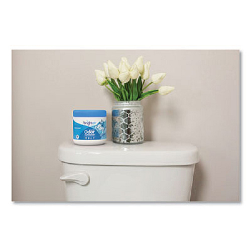 BRIGHT Air Super Odor Eliminator, Cool and Clean, Blue, 14 oz Jar (900090EA)
