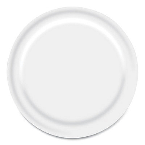 Boardwalk Paper Dinnerware, Plate, 6" dia, White, 1,000/Carton (WH6PLT)