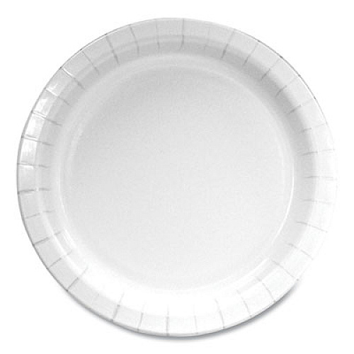 Boardwalk Paper Dinnerware, Plate, 6" dia, White, 1,000/Carton (WH6PLT)