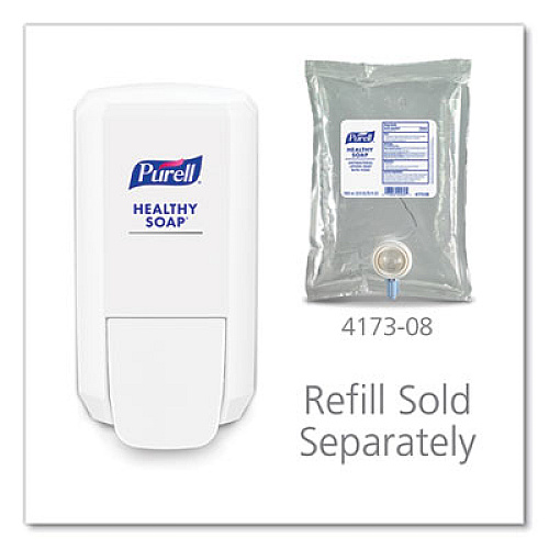 PURELL CS2 Healthy Soap Dispenser, 1,000 mL, 5.14 x 3.88 x 10, White, 6/Carton (413106CT)