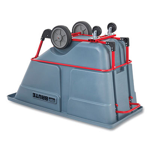 Rubbermaid Commercial 1 cu yd BRUTE DURATILT Frame Tilt Truck, Heavy Duty, 2,100 lb Capacity, Gray (2192467)
