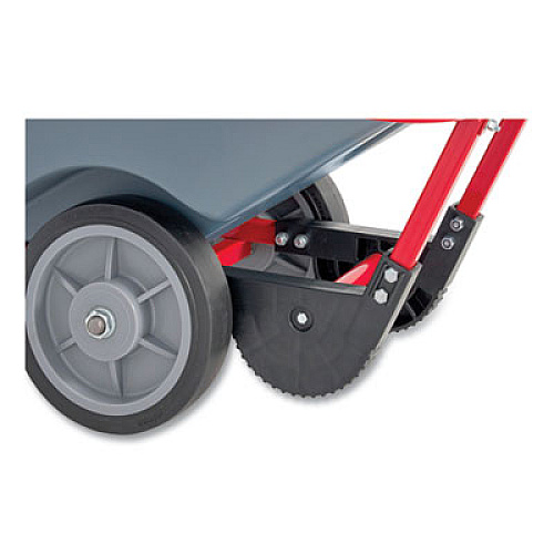 Rubbermaid Commercial 0.5 cu yd BRUTE DURATILT Frame Tilt Truck, Heavy Duty, 1,400 lb Capacity, Gray (2192465)