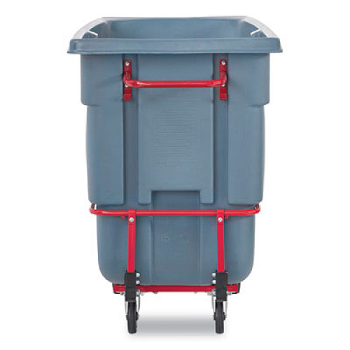 Rubbermaid Commercial 1 cu yd BRUTE DURATILT Frame Tilt Truck, Standard Duty, 1,200 lb Capacity, Gray (2192462)
