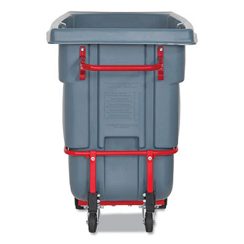 Rubbermaid Commercial 0.5 cu yd BRUTE DURATILT Frame Tilt Truck, Heavy Duty, 1,400 lb Capacity, Gray (2192465)