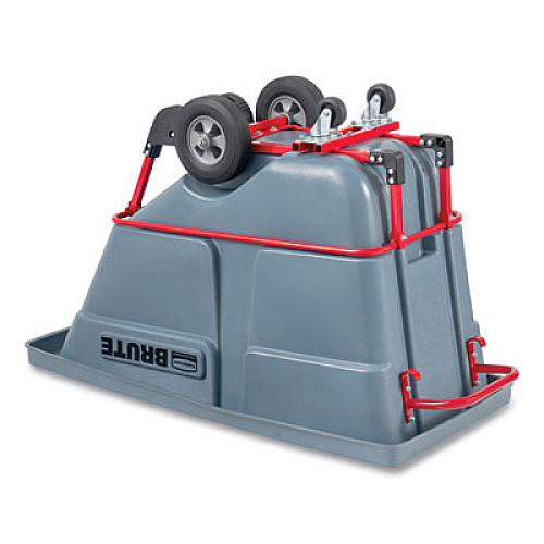 Rubbermaid Commercial 0.5 cu yd BRUTE DURATILT Frame Tilt Truck, Standard Duty, 850 lb Capacity, Gray (2192466)