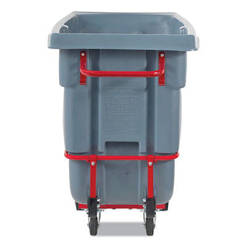 Rubbermaid Commercial 0.5 cu yd BRUTE DURATILT Frame Tilt Truck, Standard Duty, 850 lb Capacity, Gray (2192466)