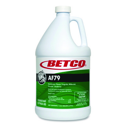 Betco AF79 Disinfectant Cleaner, Citrus Scent, 1 gal Bottle, 4/Carton (790400)