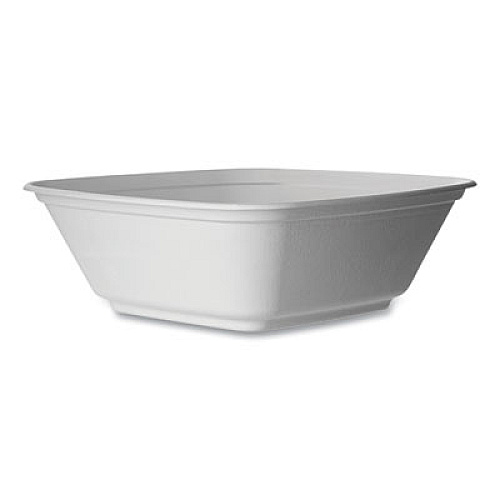 Eco-Products Regalia Sugarcane Servingware, Bowl, 160 oz, White, 100 Bowls/Carton (EPBL160LNFA)