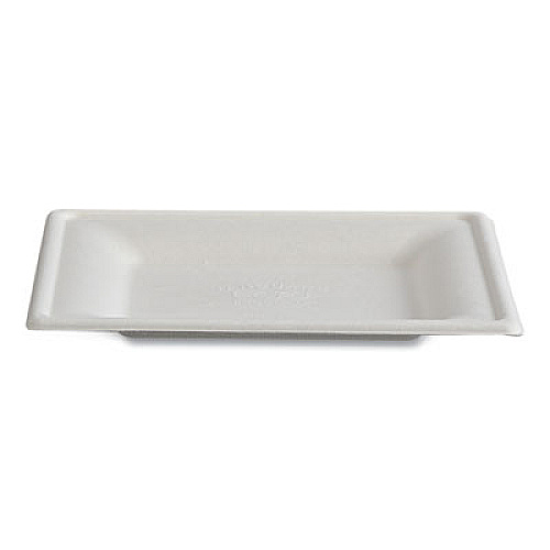 Eco-Products Vanguard Renewable and Compostable Sugarcane Plates, 6 x 6, White, 500/Carton (EPP021NFA)