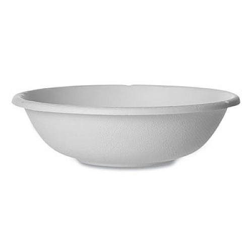 Eco-Products Vanguard Renewable and Compostable Sugarcane Bowls, 16 oz, White, 800/Carton (EPBL16CNFA)