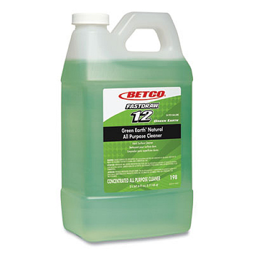 Betco Green Earth FastDraw Natural All Purpose Cleaner, Clean Scent, 2 L Bottle, 4/Carton (1984700CT)