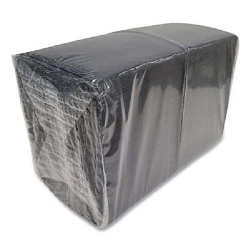Morcon Tissue Morsoft Beverage Napkins, 2-Ply, 9 x 9.5, Black, 1,000/Carton (VT522)