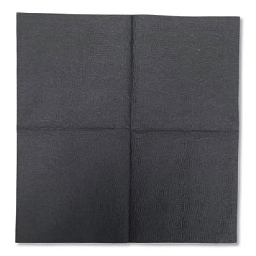 Morcon Tissue Morsoft Beverage Napkins, 2-Ply, 9 x 9.5, Black, 1,000/Carton (VT522)