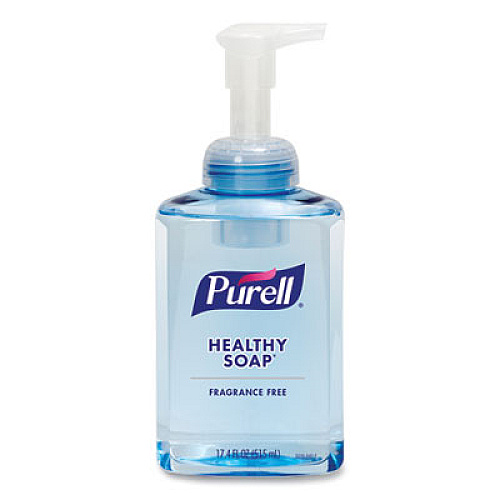 PURELL HEALTHY SOAP Gentle and Free Foam, Fragrance-Free, 515 mL, 4/Carton (501604CT)