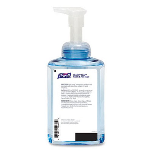 PURELL HEALTHY SOAP Gentle and Free Foam, Fragrance-Free, 515 mL, 4/Carton (501604CT)