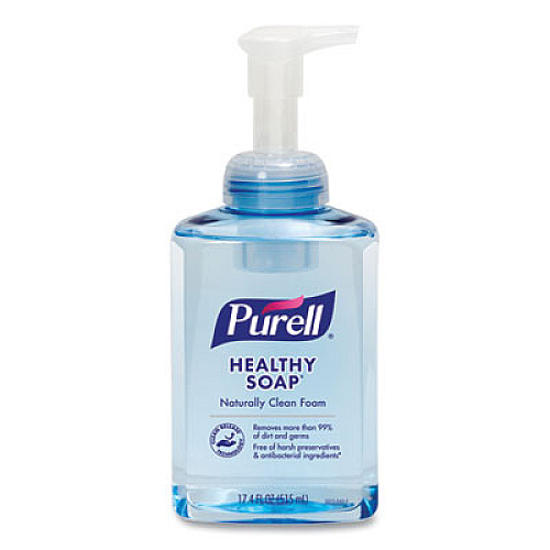 PURELL CLEAN RELEASE Technology HEALTHY SOAP Naturally Clean Foam, Citrus Scent, 515 mL, 4/Carton (501304CT)