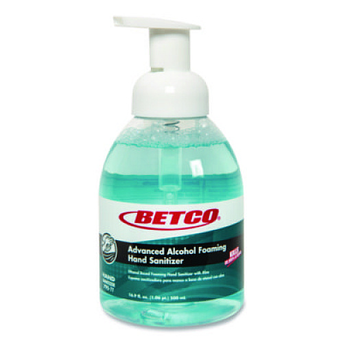 Betco Clario C3 Advanced Alcohol Foaming Hand Sanitizer, 16.5 oz, Pump Bottle, Citrus Scent, 12/Carton (795E900)