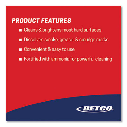 Betco Deep Blue Glass and Surface Cleaner, 55 gal Drum (1085500)