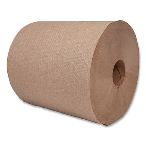 Boardwalk Hard Wound Towel, 1 Ply, 8" x 700 ft, Kraft, 6/Carton (700K)