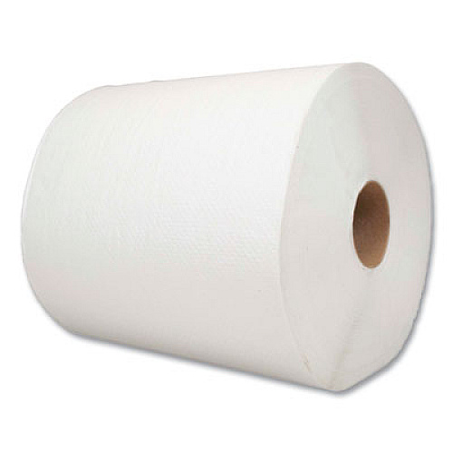 Boardwalk Hard Wound Towel, 1 Ply, 8" x 700 ft, White, 6/Carton (700W)