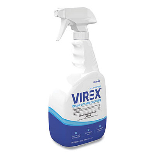 Diversey Virex All-Purpose Disinfectant Cleaner, Citrus Scent, 32 oz Spray Bottle, 8/Carton (CBD540533)