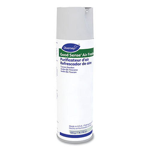 Diversey Good Sense Air Freshener, Tuscan Garden, 16 oz Aerosol Spray, 6/Carton (100949179)