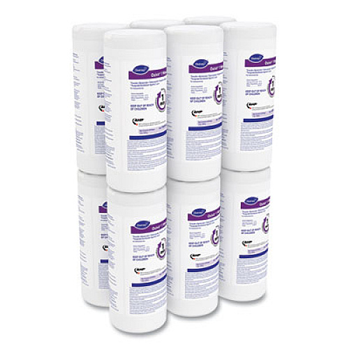 Diversey Oxivir 1 Wipes, 1-Ply, 7 x 8, 60/Canister, 12 Canisters/Carton (100850922)
