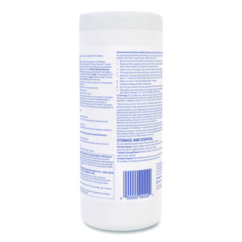 Diversey Oxivir 1 Wipes, 1-Ply, 7 x 8, 60/Canister, 12 Canisters/Carton (100850922)
