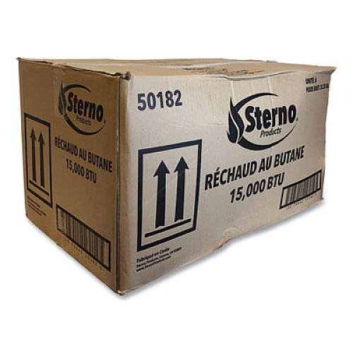 Sterno Butane Stoves, 15,000 BTU, Piezoelectric Ignition, 13 x 11 x 3.75 (50182)