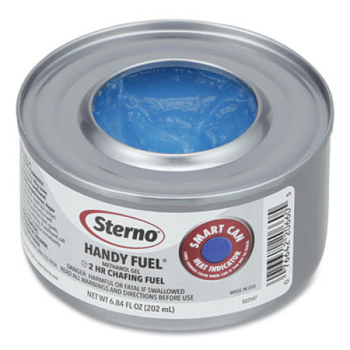 Sterno Handy Fuel Methanol Gel Chafing Fuel, 2 Hour Burn, 6.7 oz, 72/Carton (20660)