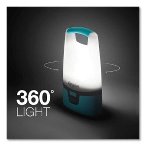 Energizer Vision Hybrid Lantern, Rechargeable Lithium Ion Battery/4 AA Batteries (Sold Separately), Teal/White (ENALUH28)
