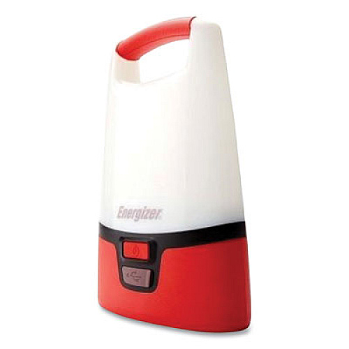 Energizer Vision LED USB Lantern, 4 D Batteries (Sold Separately), Red/White (ENALU451E)