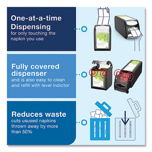 Tork Xpressnap Fit Starter Pack, 4 x 6 x 7, Black (800723)