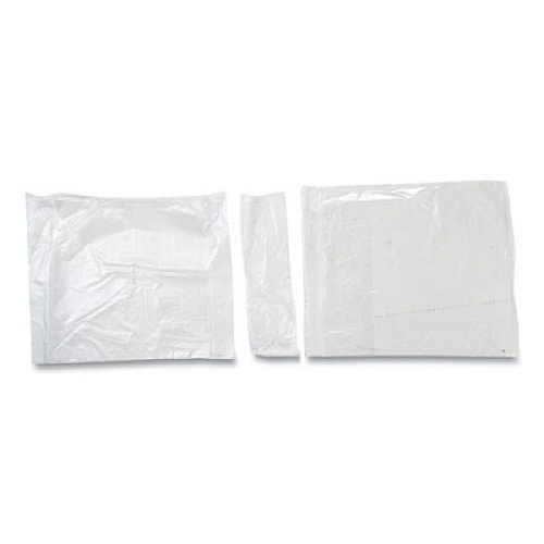 AmerCareRoyal Saddle Bags, Fold-Top Closure, 0.59 mil, 7.99" x 6.49", Clear, 2,000/Carton (SB67)