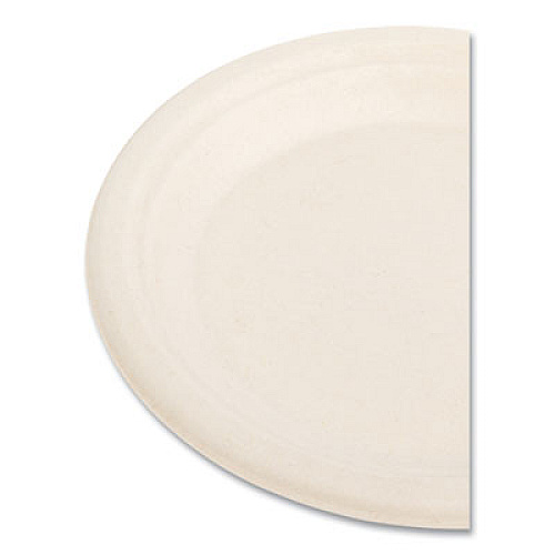 Boardwalk Bagasse PFAS-Free Dinnerware, Plate, Sugarcane, 6" dia, Tan, 1,000/Carton (PLATEWF6NPFA)