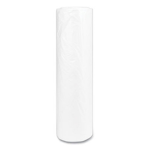 Inteplast Group High-Density Commercial Can Liners, 56 gal, 14 mic, 43" x 48", Natural, Interleaved Roll, 25 Bags/Roll, 8 Rolls/Carton (S434814N)