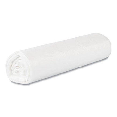 Inteplast Group High-Density Commercial Can Liner Value Pack, 45 gal, 14 mic, 40" x 46", Natural, Interleaved Roll, 25 Bags/Roll, 10 Rolls/CT (VALH4048N16)